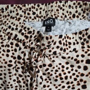 INC International Concepts Animal Print Wide Leg Pants